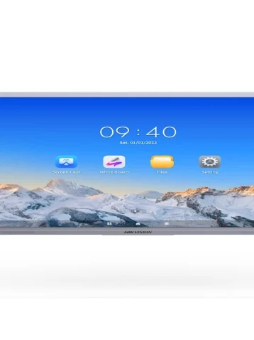 Interactive flat panel display
