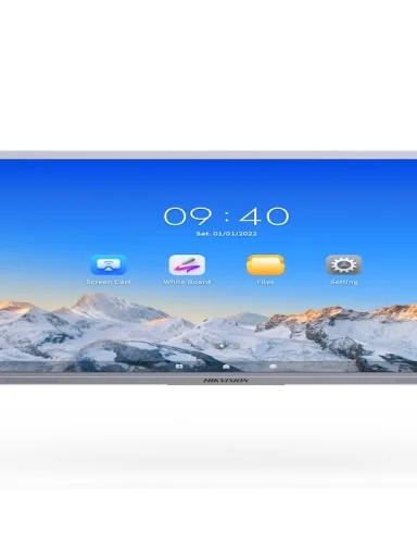 Interactive flat panel display