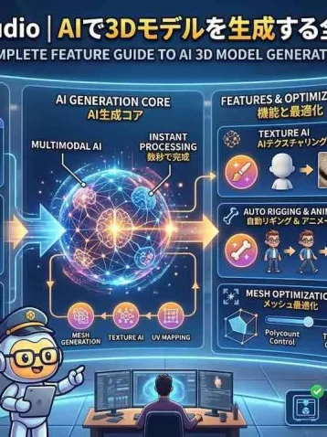 3D AI Studio｜AIで3Dモデルを生成する全機能ガイド