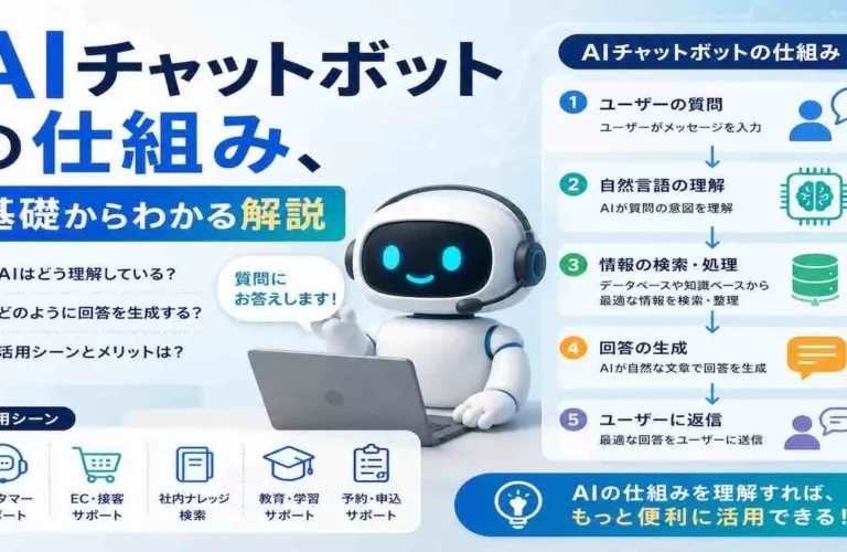 AIチャットボットの仕組み、基礎からわかる解説