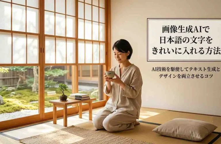 画像生成AIに日本語を入れる方法|ツール比較と手順