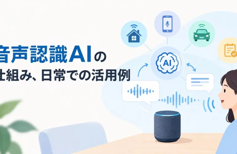 音声認識AIの仕組み、日常での活用例