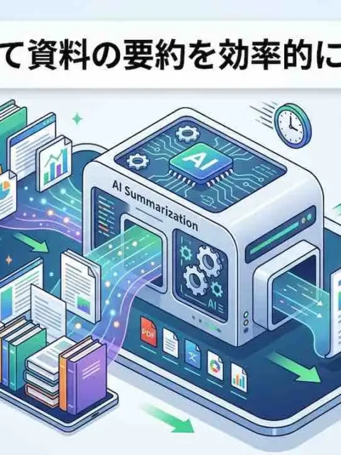 AIを使って資料の要約を効率的に作る方法